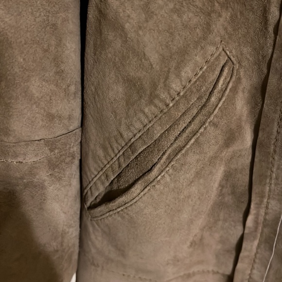 Sigrid Olsen fully lined genuine suede coat for women. Size L - Picture 2 of 8